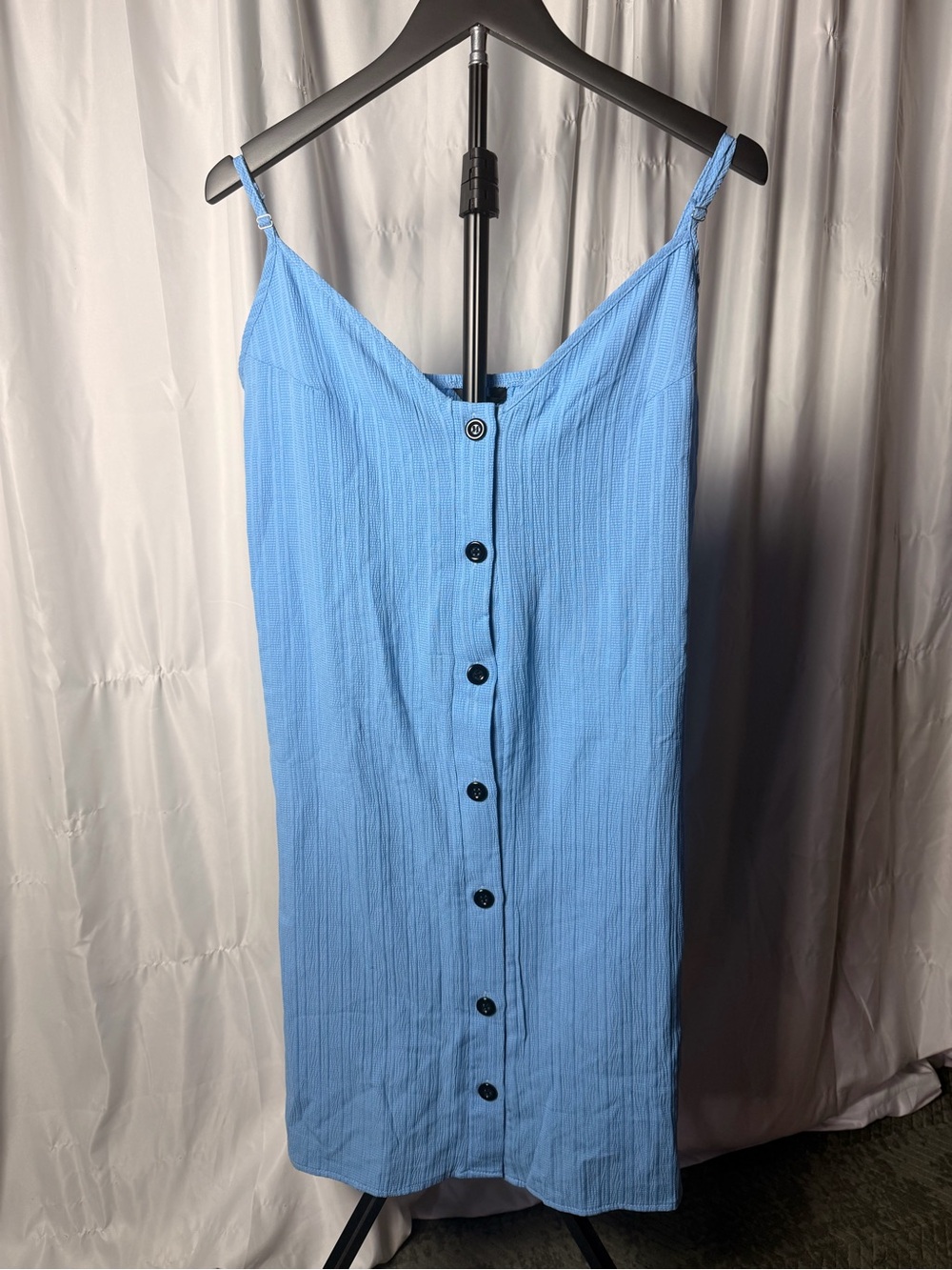 ChicMe Button-Front Textured Dress – XL